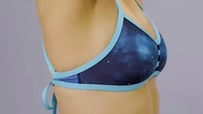 TYR Durafast Elite® Women's Pacific Tieback Top - Cosmic Night 12 TYR Durafast Elite® Women's Pacific Tieback Top - Cosmic Night - Image 12