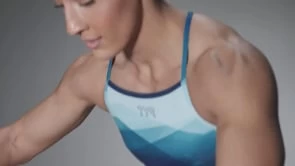 TYR Base Kinetic™ Women's High Neck Sports Bra - Forge 10 TYR Base Kinetic™ Women's High Neck Sports Bra - Forge - Image 10