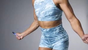 TYR Base Kinetic™ Women's High Neck Sports Bra - Aqueous 11 TYR Base Kinetic™ Women's High Neck Sports Bra - Aqueous - Image 11