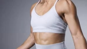 TYR Base Kinetic™ Women's V-Neck Sports Bra - Heather 11 TYR Base Kinetic™ Women's V-Neck Sports Bra - Heather - Image 11