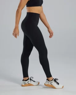 TYR Base Kinetic™ Women's High-Rise Full Length Logo Leggings - Solid 11 TYR Base Kinetic™ Women's High-Rise Full Length Logo Leggings - Solid -Tyr B39018 001 alt04