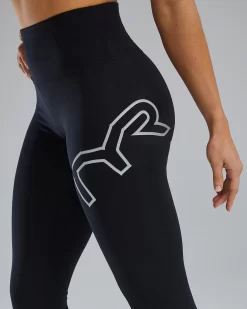 TYR Base Kinetic™ Women's High-Rise Full Length Logo Leggings - Solid 13 TYR Base Kinetic™ Women's High-Rise Full Length Logo Leggings - Solid -Tyr B39018 001 alt06