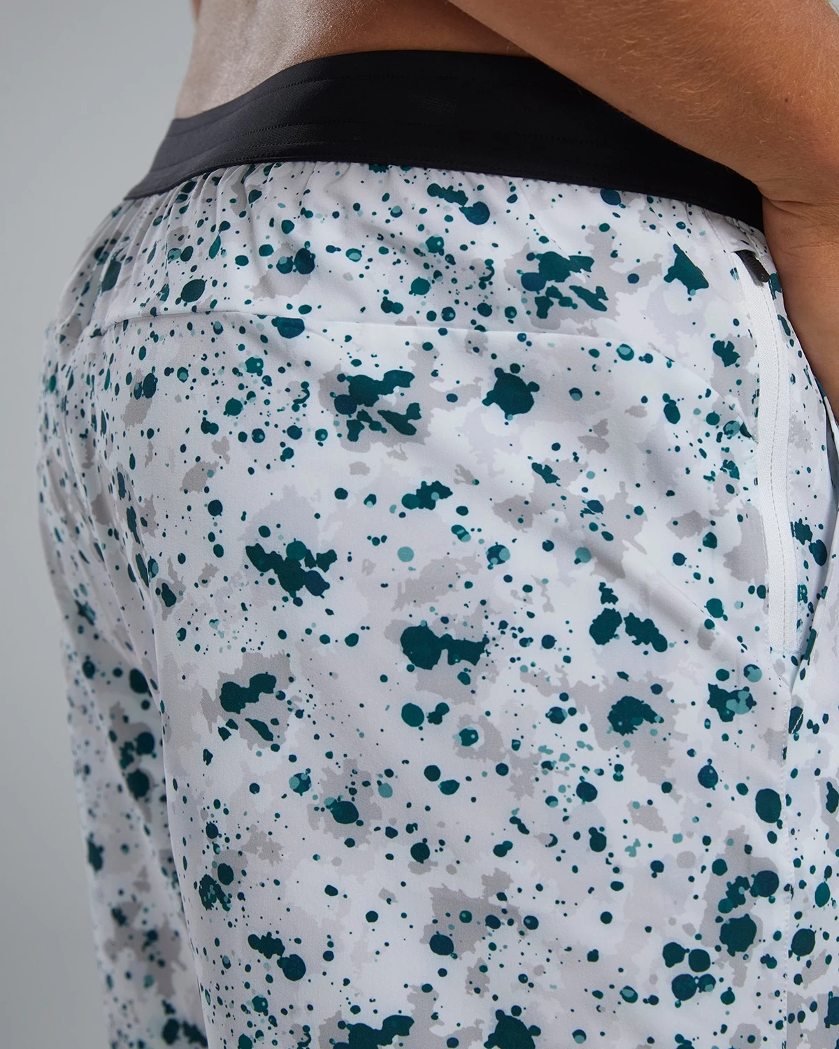 TYR Hydrosphere™ Men's Lined 7" Unbroken Big Logo Shorts - Fleck 7 TYR Hydrosphere™ Men's Lined 7" Unbroken Big Logo Shorts - Fleck - Image 7