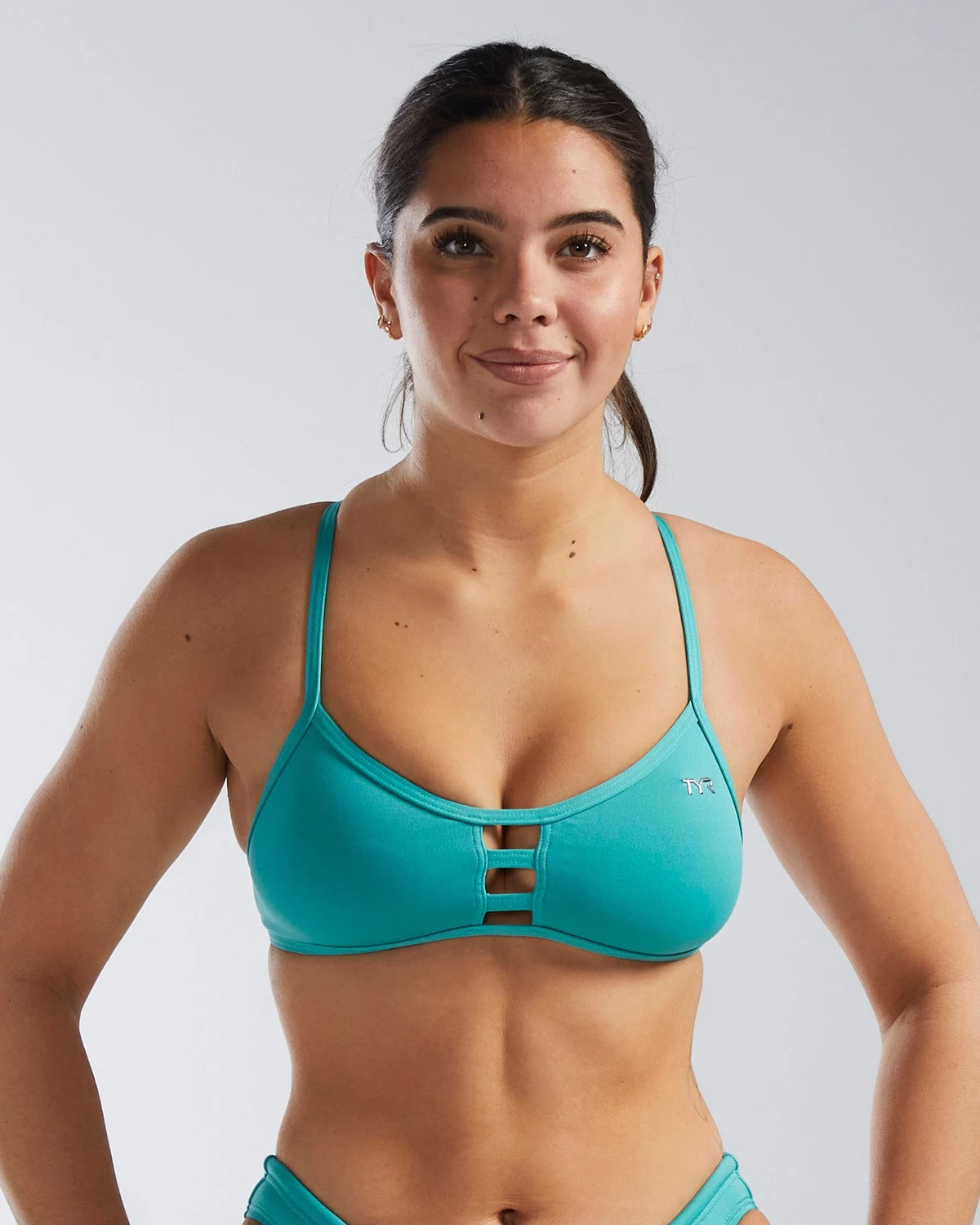 TYR Durafast Elite® Women's Pacific Tieback Top - Solid 1 TYR Durafast Elite® Women's Pacific Tieback Top - Solid