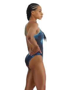 TYR Durafast Elite® Women's Cutoutfit Swimsuit - Cosmic Night 14 TYR Durafast Elite® Women's Cutoutfit Swimsuit - Cosmic Night -Tyr CCMN7A 978 alt05