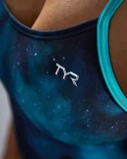 TYR Durafast Elite® Women's Cutoutfit Swimsuit - Cosmic Night 17 TYR Durafast Elite® Women's Cutoutfit Swimsuit - Cosmic Night -Tyr CCMN7A 978 alt08