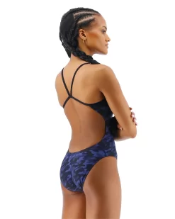 TYR Durafast Elite® Women's Cutoutfit Swimsuit - Midnight Camo -Tyr CMCM7A 401 alt05