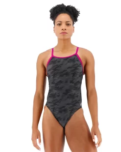 TYR Durafast Elite® Women's Diamond Controlfit Swimsuit - Blackout Camo 14 TYR Durafast Elite® Women's Diamond Controlfit Swimsuit - Blackout Camo -Tyr DFBC7A 001 alt06