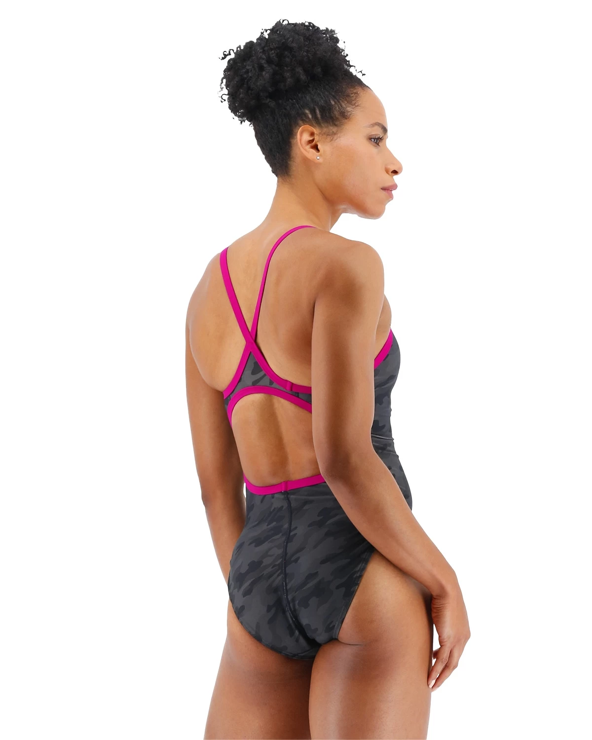 TYR Durafast Elite® Women's Diamond Controlfit Swimsuit - Blackout Camo 2 TYR Durafast Elite® Women's Diamond Controlfit Swimsuit - Blackout Camo - Image 2