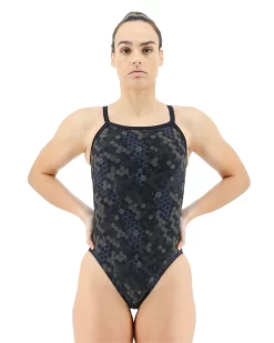 TYR Durafast EliteĀ® Women's Diamond Controlfit Swimsuit - Carbon Hex