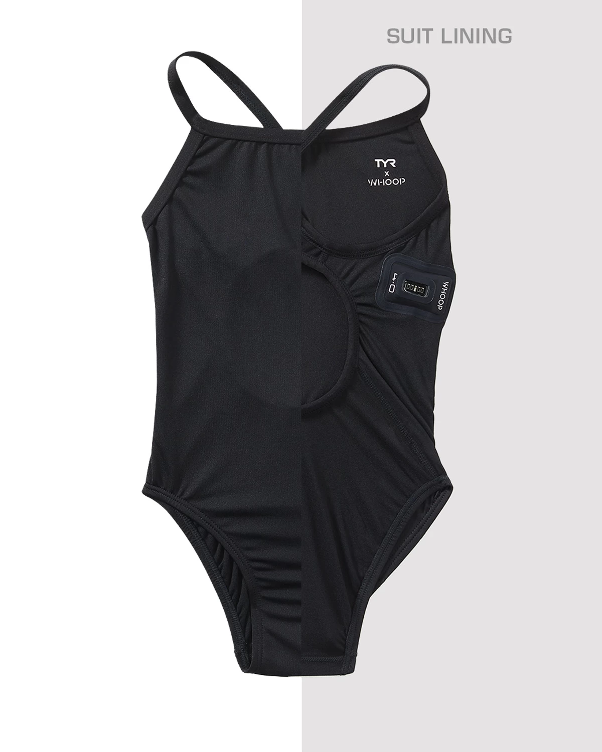 TYR Durafast Elite® Women's TYR X WHOOP Diamondfit Swimsuit - Solid 7 TYR Durafast Elite® Women's TYR X WHOOP Diamondfit Swimsuit - Solid - Image 7
