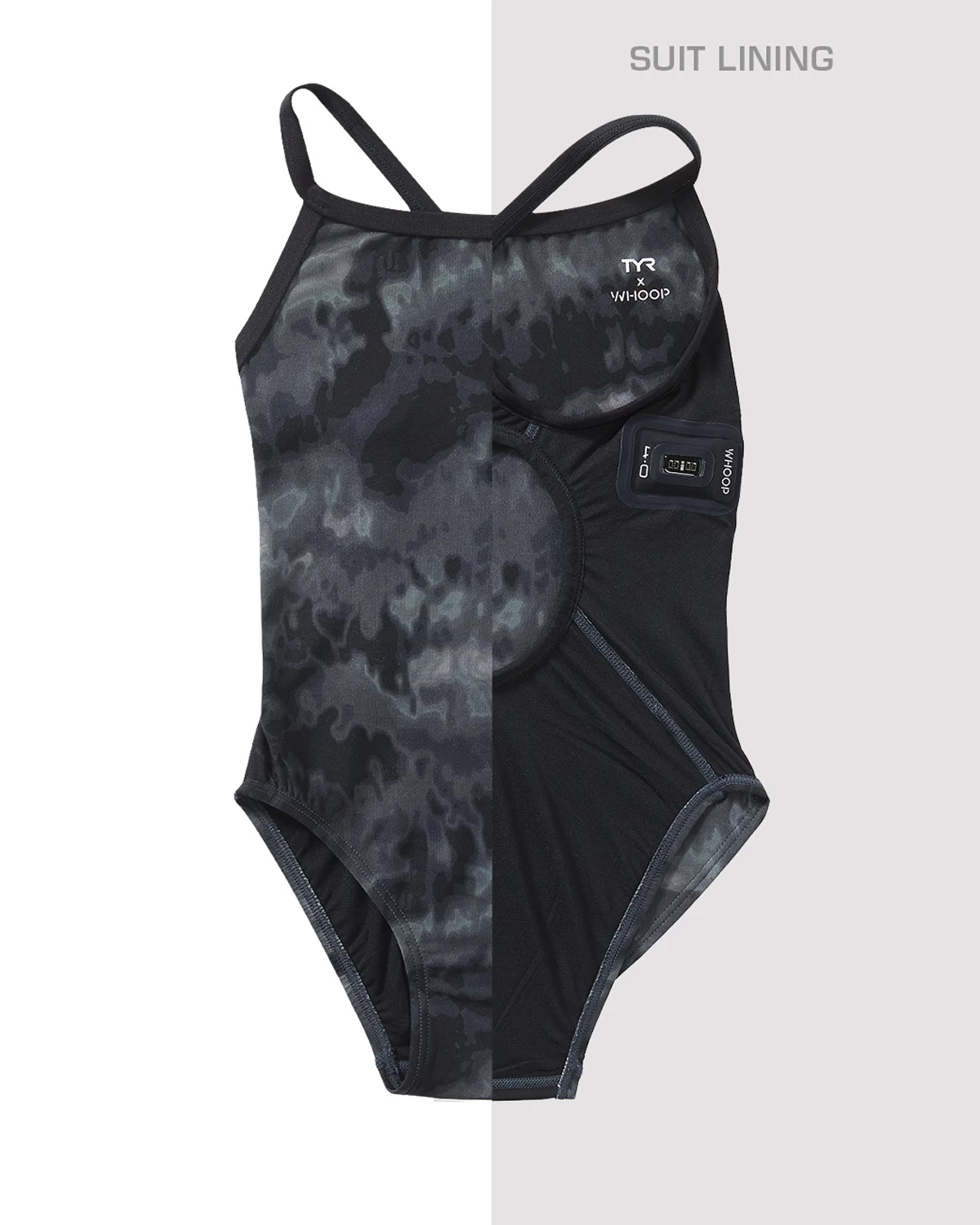 TYR Durafast Elite® Women's TYR X WHOOP Diamondfit Swimsuit - Turbulent 7 TYR Durafast Elite® Women's TYR X WHOOP Diamondfit Swimsuit - Turbulent - Image 7