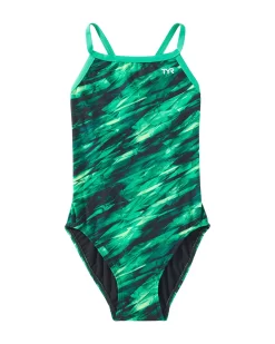 TYR Durafast EliteĀ® Girls' Diamondfit Swimsuit - Vitric