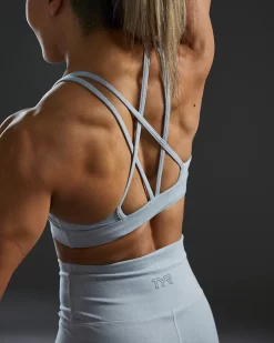 TYR Base Kinetic™ Women's Dual Strap Sports Bra - Heather 19 TYR Base Kinetic™ Women's Dual Strap Sports Bra - Heather -Tyr FGDSSH3A 254 alt09