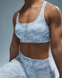 TYR Base Kinetic™ Women's High Neck Sports Bra - Whiteout Camo 20 TYR Base Kinetic™ Women's High Neck Sports Bra - Whiteout Camo -Tyr FGDSWC3A 100 alt09