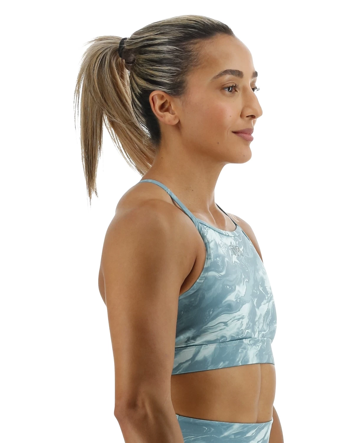 TYR Base Kinetic™ Women's High Neck Sports Bra - Aqueous 6 TYR Base Kinetic™ Women's High Neck Sports Bra - Aqueous - Image 6