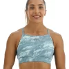 TYR Base Kinetic™ Women's High Neck Sports Bra - Aqueous