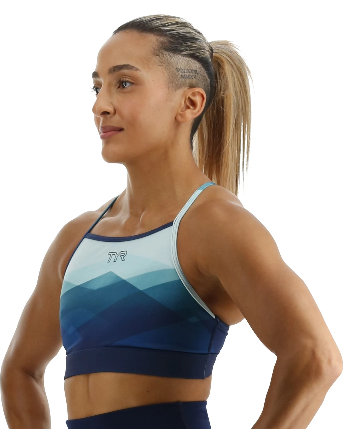TYR Base Kinetic™ Women's High Neck Sports Bra - Forge 3 TYR Base Kinetic™ Women's High Neck Sports Bra - Forge - Image 3