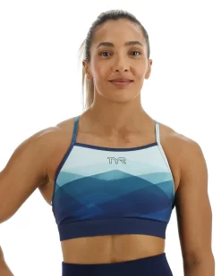 TYR Base Kineticâ„¢ Women's High Neck Sports Bra - Forge