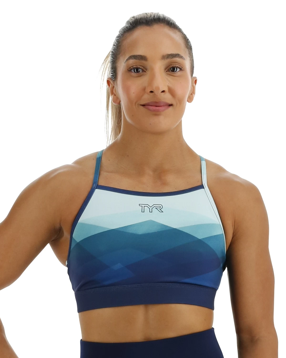 TYR Base Kinetic™ Women's High Neck Sports Bra - Forge 1 TYR Base Kinetic™ Women's High Neck Sports Bra - Forge
