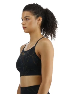 TYR Base Kinetic™ Women's High Neck Sports Bra - Goldstone 7 TYR Base Kinetic™ Women's High Neck Sports Bra - Goldstone -Tyr FGHGO3A 001 alt02
