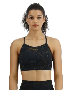TYR Base Kineticâ„¢ Women's High Neck Sports Bra - Goldstone