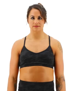 TYR Base Kinetic™ Women's V-Neck Sports Bra - Blackout Camo