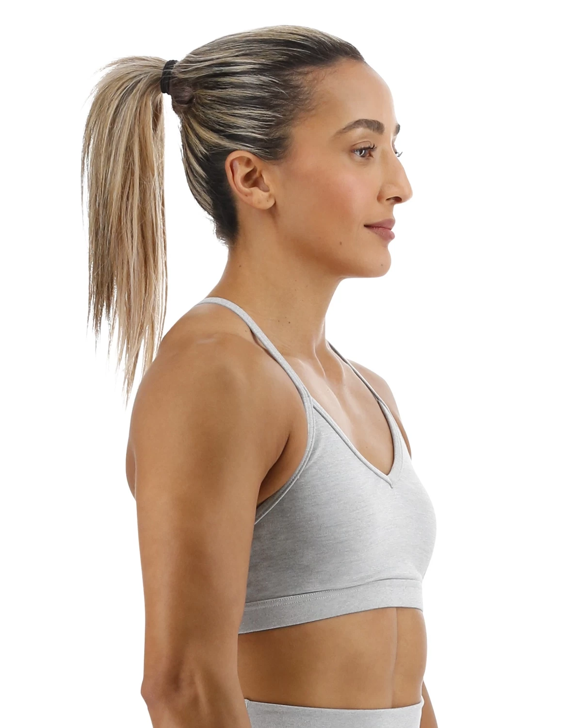 TYR Base Kinetic™ Women's V-Neck Sports Bra - Heather 6 TYR Base Kinetic™ Women's V-Neck Sports Bra - Heather - Image 6