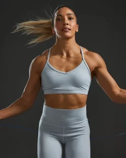 TYR Base Kinetic™ Women's V-Neck Sports Bra - Heather 17 TYR Base Kinetic™ Women's V-Neck Sports Bra - Heather -Tyr FGVSH3A 254 alt07