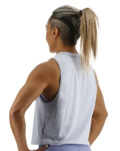 TYR ClimaDry™ Women's Cropped Tech Tank - Solid / Heather 14 TYR ClimaDry™ Women's Cropped Tech Tank - Solid / Heather -Tyr FPCTSO3A 987 alt04