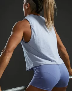 TYR ClimaDry™ Women's Cropped Tech Tank - Solid / Heather 19 TYR ClimaDry™ Women's Cropped Tech Tank - Solid / Heather -Tyr FPCTSO3A 987 alt09