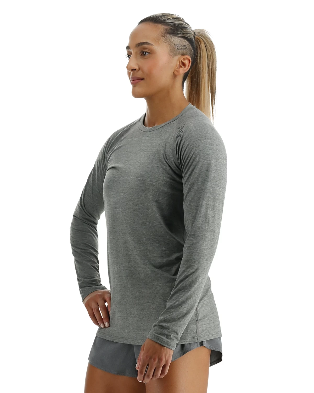 TYR ClimaDry™ Women's Raglan Long Sleeve Tee - Solid / Heather 3 TYR ClimaDry™ Women's Raglan Long Sleeve Tee - Solid / Heather - Image 3