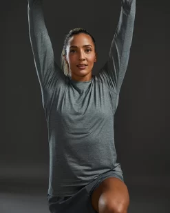 TYR ClimaDry™ Women's Raglan Long Sleeve Tee - Solid / Heather 19 TYR ClimaDry™ Women's Raglan Long Sleeve Tee - Solid / Heather -Tyr FPTLRS3A 966 alt10