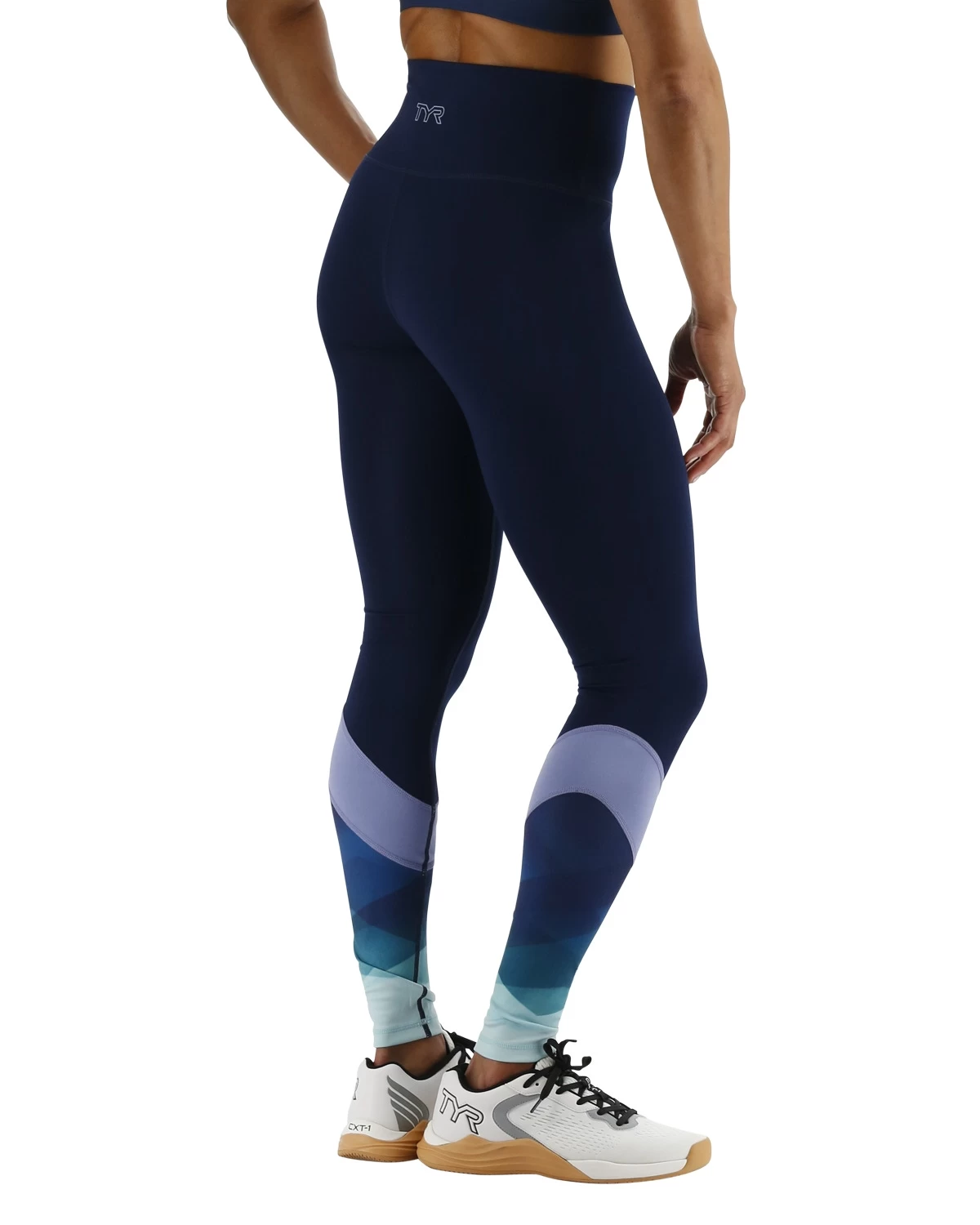 TYR Base Kinetic™ Women's High-Rise Full Length Leggings - Forge 5 TYR Base Kinetic™ Women's High-Rise Full Length Leggings - Forge - Image 5