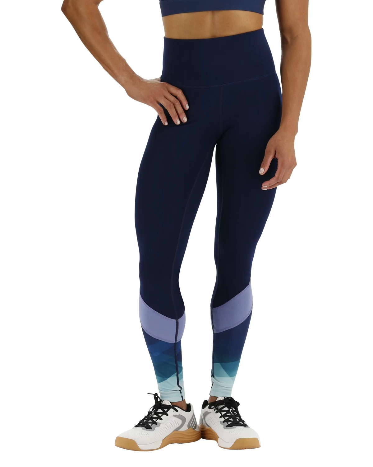 TYR Base Kinetic™ Women's High-Rise Full Length Leggings - Forge 1 TYR Base Kinetic™ Women's High-Rise Full Length Leggings - Forge