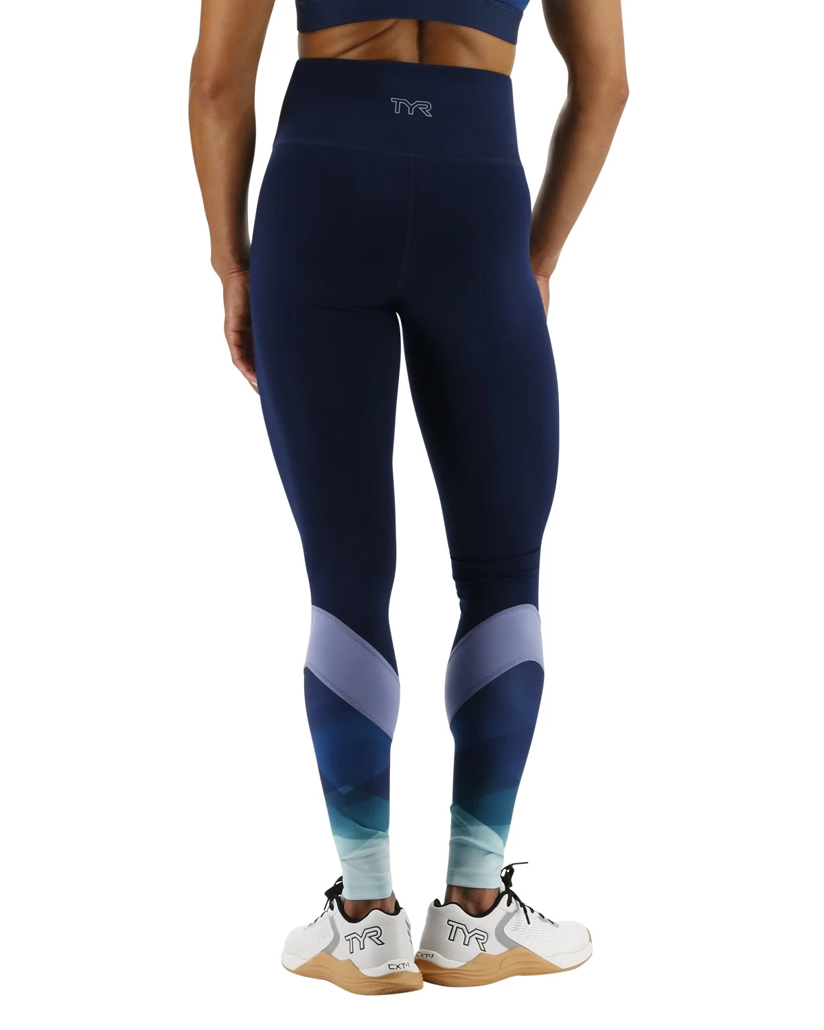 TYR Base Kinetic™ Women's High-Rise Full Length Leggings - Forge 2 TYR Base Kinetic™ Women's High-Rise Full Length Leggings - Forge - Image 2