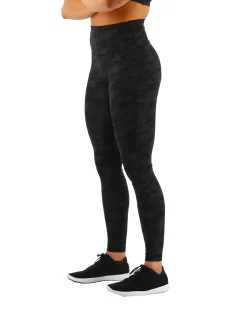 TYR Base Kinetic™ Women's High-Rise Full Length Leggings- Blackout Camo 13 TYR Base Kinetic™ Women's High-Rise Full Length Leggings- Blackout Camo -Tyr FTFMRB3A 001 alt04