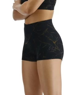 TYR Base Kinetic™ Women's High-Rise 2" Logo Short - Goldstone 7 TYR Base Kinetic™ Women's High-Rise 2" Logo Short - Goldstone -Tyr FTHRSG3A 001 alt02