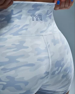 TYR Base Kinetic™ Women's High-Rise 2" Short - Whiteout Camo 16 TYR Base Kinetic™ Women's High-Rise 2" Short - Whiteout Camo -Tyr FTMRSW3A 100 alt07