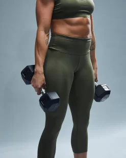 TYR Base Kinetic™ Women's High-Rise 3/4 Leggings - Solid 26 TYR Base Kinetic™ Women's High-Rise 3/4 Leggings - Solid -Tyr FTTMRS3A 932 alt07