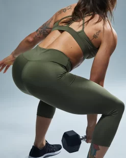 TYR Base Kinetic™ Women's High-Rise 3/4 Leggings - Solid 29 TYR Base Kinetic™ Women's High-Rise 3/4 Leggings - Solid -Tyr FTTMRS3A 932 alt10