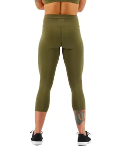TYR Base Kinetic™ Women's High-Rise 3/4 Leggings - Solid
