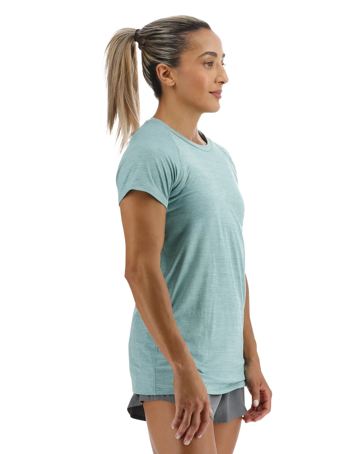 TYR ClimaDry™ Women's Raglan Tee - Solid / Heather 6 TYR ClimaDry™ Women's Raglan Tee - Solid / Heather - Image 6