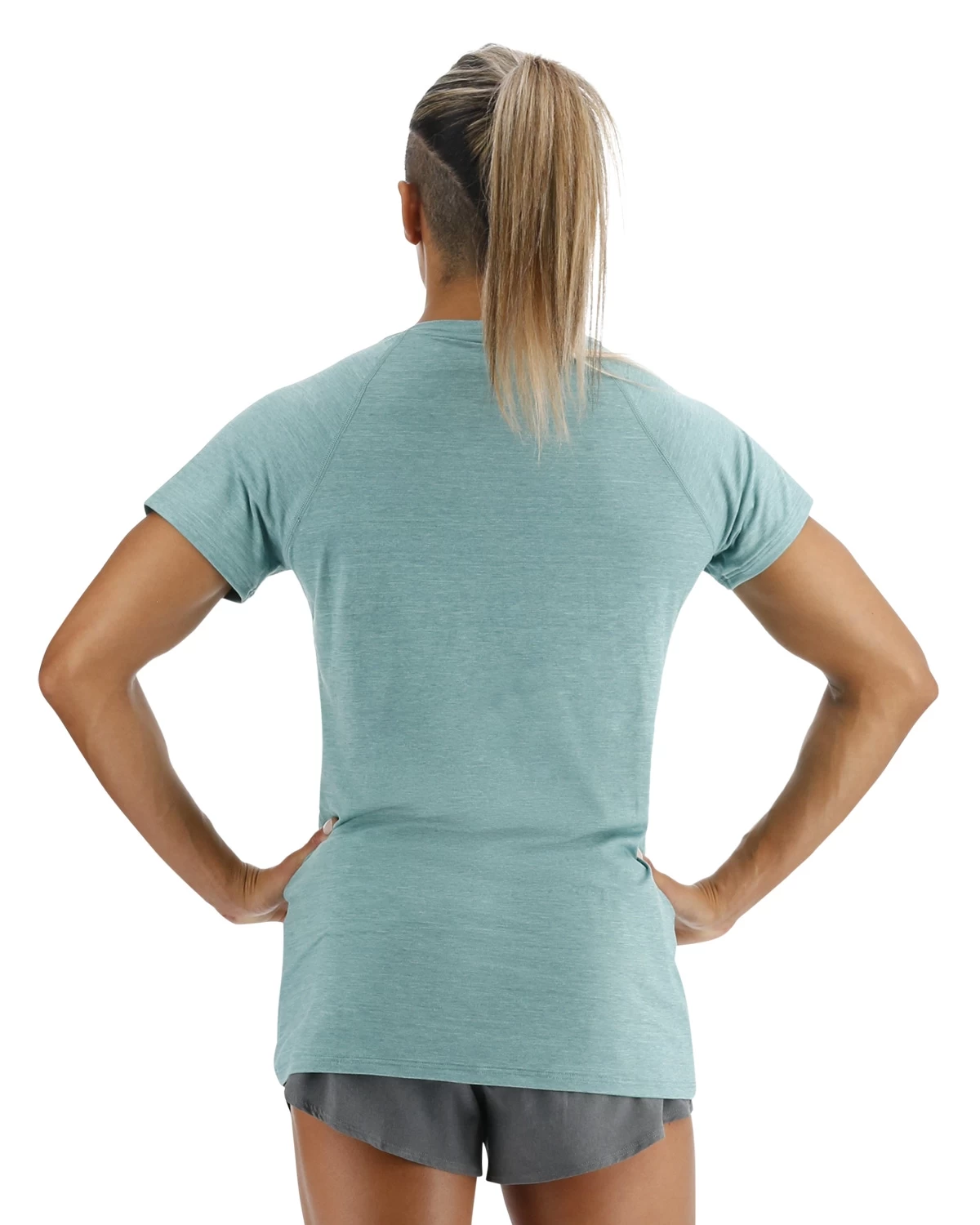 TYR ClimaDry™ Women's Raglan Tee - Solid / Heather 2 TYR ClimaDry™ Women's Raglan Tee - Solid / Heather - Image 2