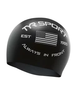 TYR Adult Silicone Swim Cap - "Always In Front"