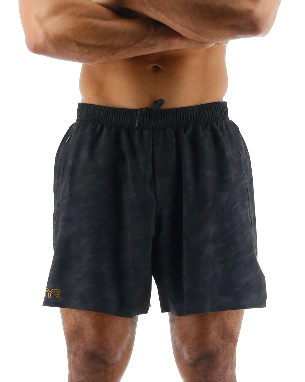 TYR Hydrosphere™ Men's Unlined 6" Momentum Shorts - Blackout Camo 5 TYR Hydrosphere™ Men's Unlined 6" Momentum Shorts - Blackout Camo - Image 5