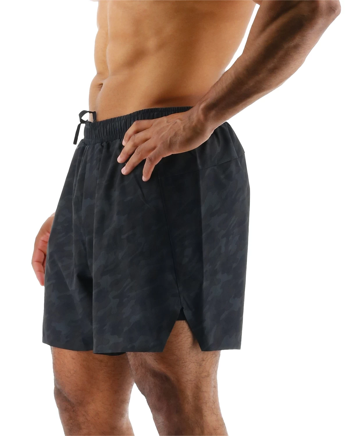 TYR Hydrosphere™ Men's Unlined 6" Momentum Shorts - Blackout Camo 1 TYR Hydrosphere™ Men's Unlined 6" Momentum Shorts - Blackout Camo
