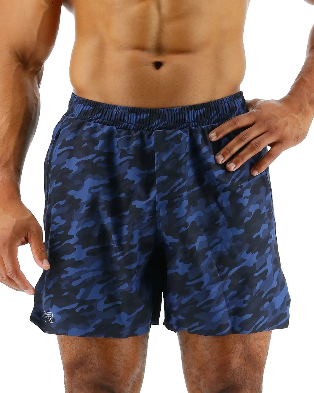 TYR Hydrosphere™ Men's Unlined 6" Momentum Shorts - Midnight Camo 1 TYR Hydrosphere™ Men's Unlined 6" Momentum Shorts - Midnight Camo