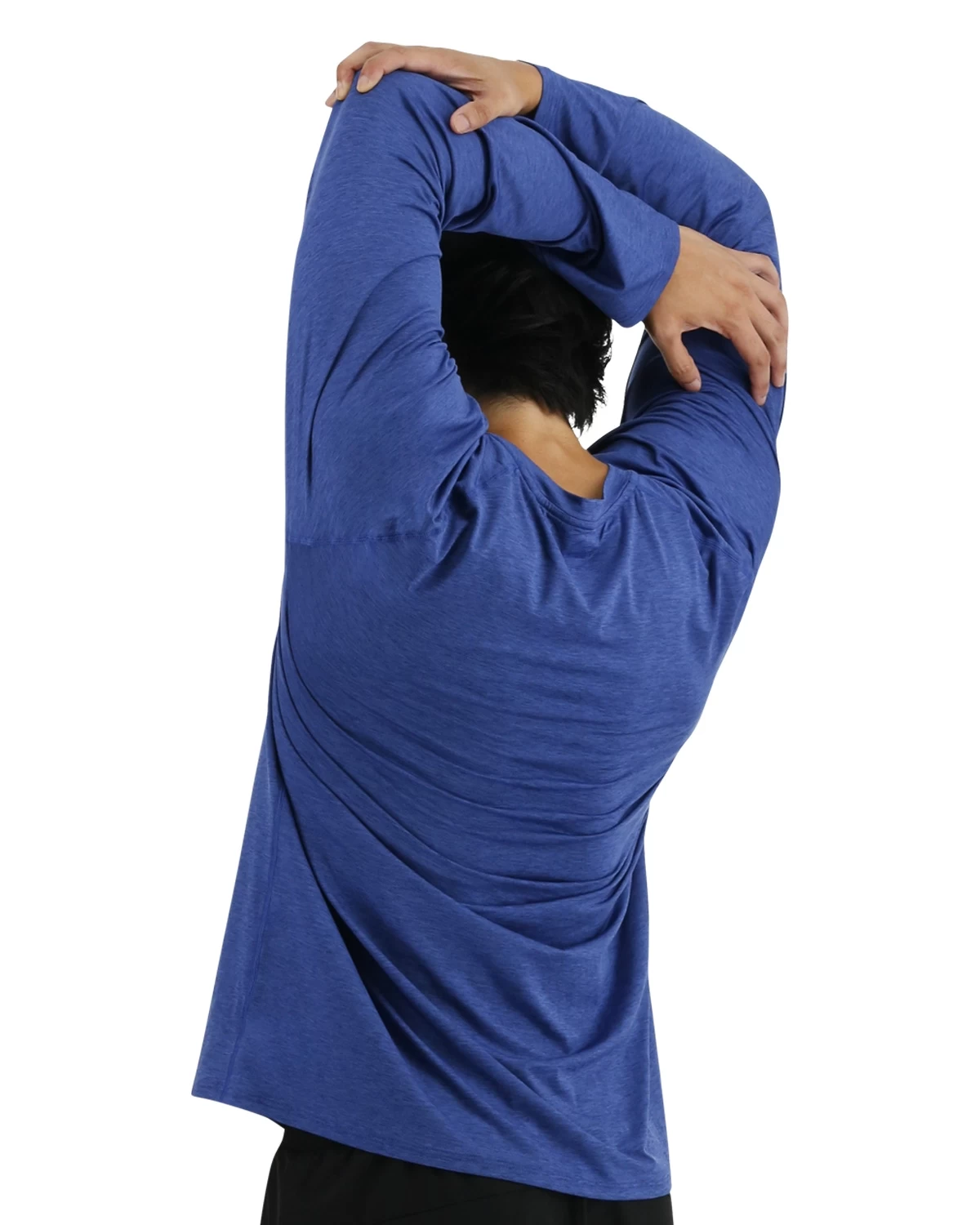 TYR ClimaDry™ Men's Raglan Long Sleeve Tech Tee - Solid / Heather 4 TYR ClimaDry™ Men's Raglan Long Sleeve Tech Tee - Solid / Heather - Image 4