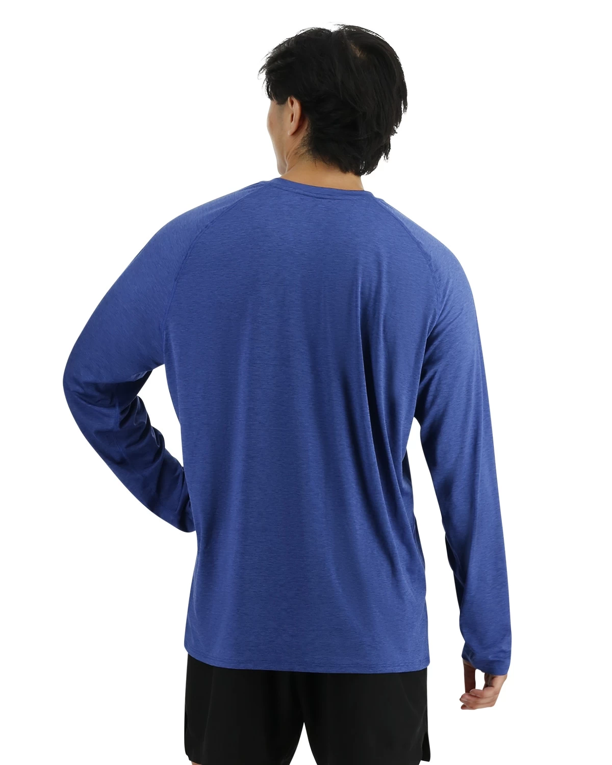 TYR ClimaDry™ Men's Raglan Long Sleeve Tech Tee - Solid / Heather 2 TYR ClimaDry™ Men's Raglan Long Sleeve Tech Tee - Solid / Heather - Image 2